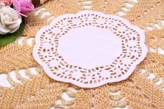 Papier Doilies weiss (50 Stck)