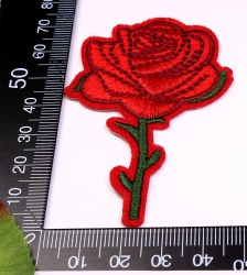 Applikation Rose (1 Stck)