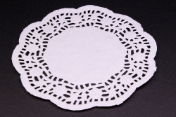 Papier Doilies weiss (50 Stck)