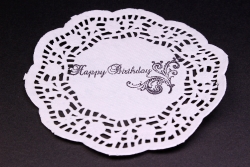 Papier Doilies weiss (50 Stck)