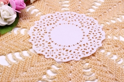 Papier Doilies weiss (50 Stck)