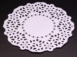 Papier Doilies weiss (50 Stck)